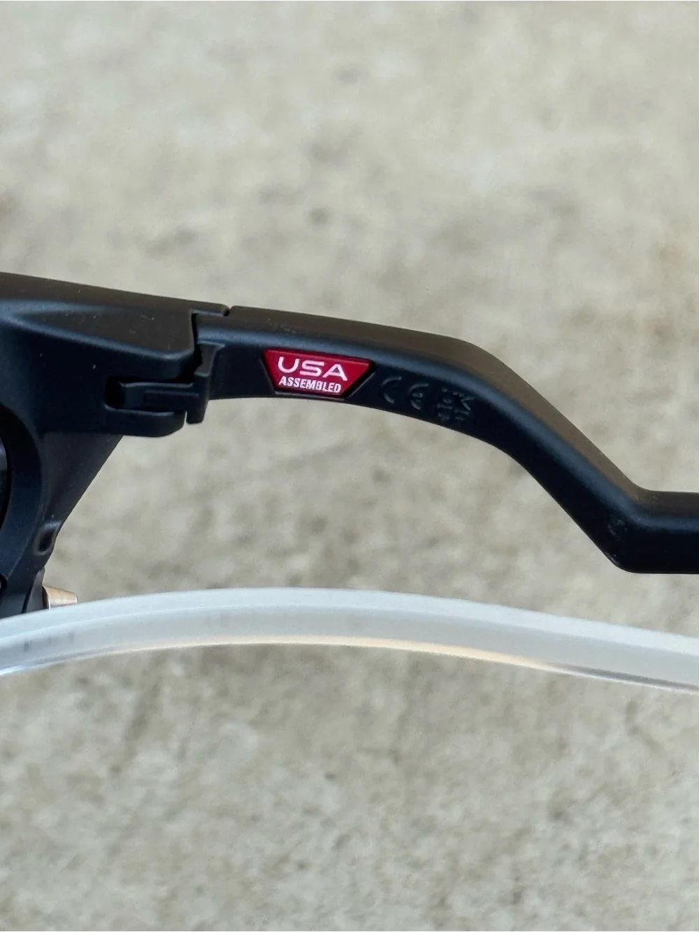 Oakley Black Sunglasses with Removable Nose Guard